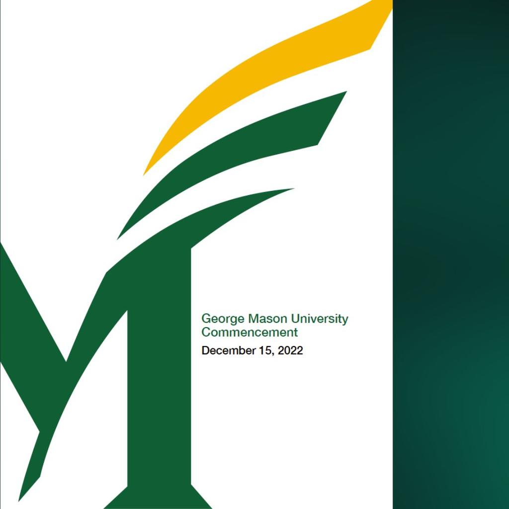 Winter Commencement program cover