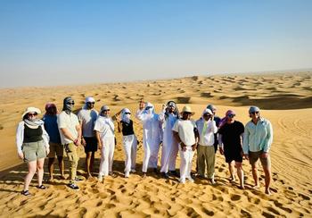 Sightseeing in the desert
